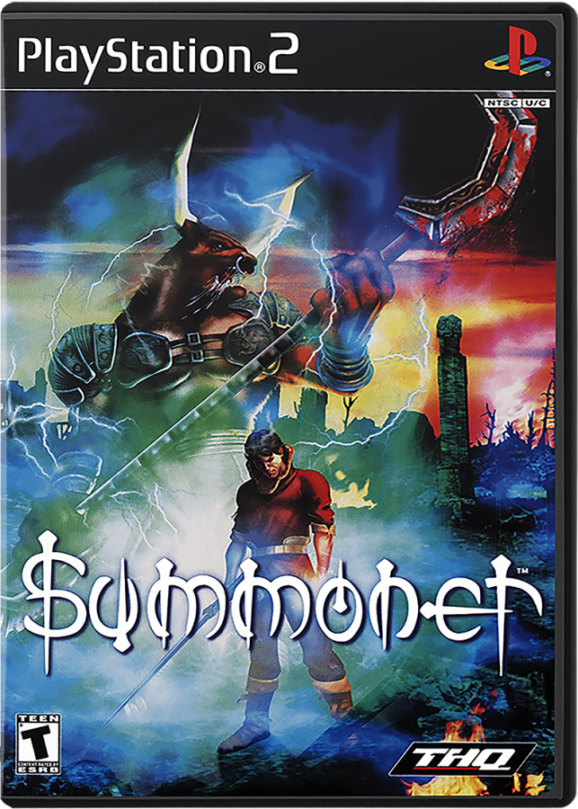 Summoner – PlayStation 2 (PS2) video game cover image, action role-playing game.