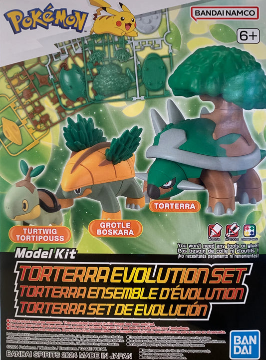 Torterra Evolution Set "Pokemon", Bandai Hobby Pokemon Model Kit model kit product image