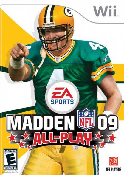 Madden NFL 2009: All-Play cover art for Nintendo Wii (Wii) video game