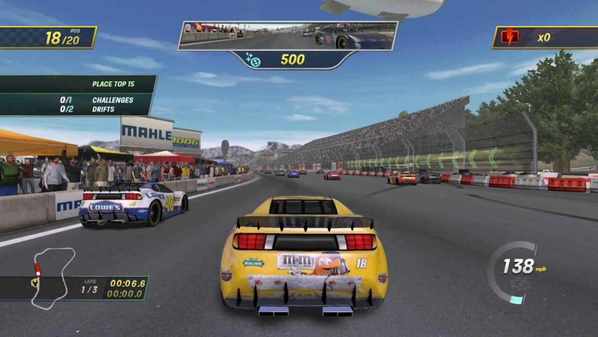 NASCAR Unleashed gameplay for PlayStation 3 (PS3) video game