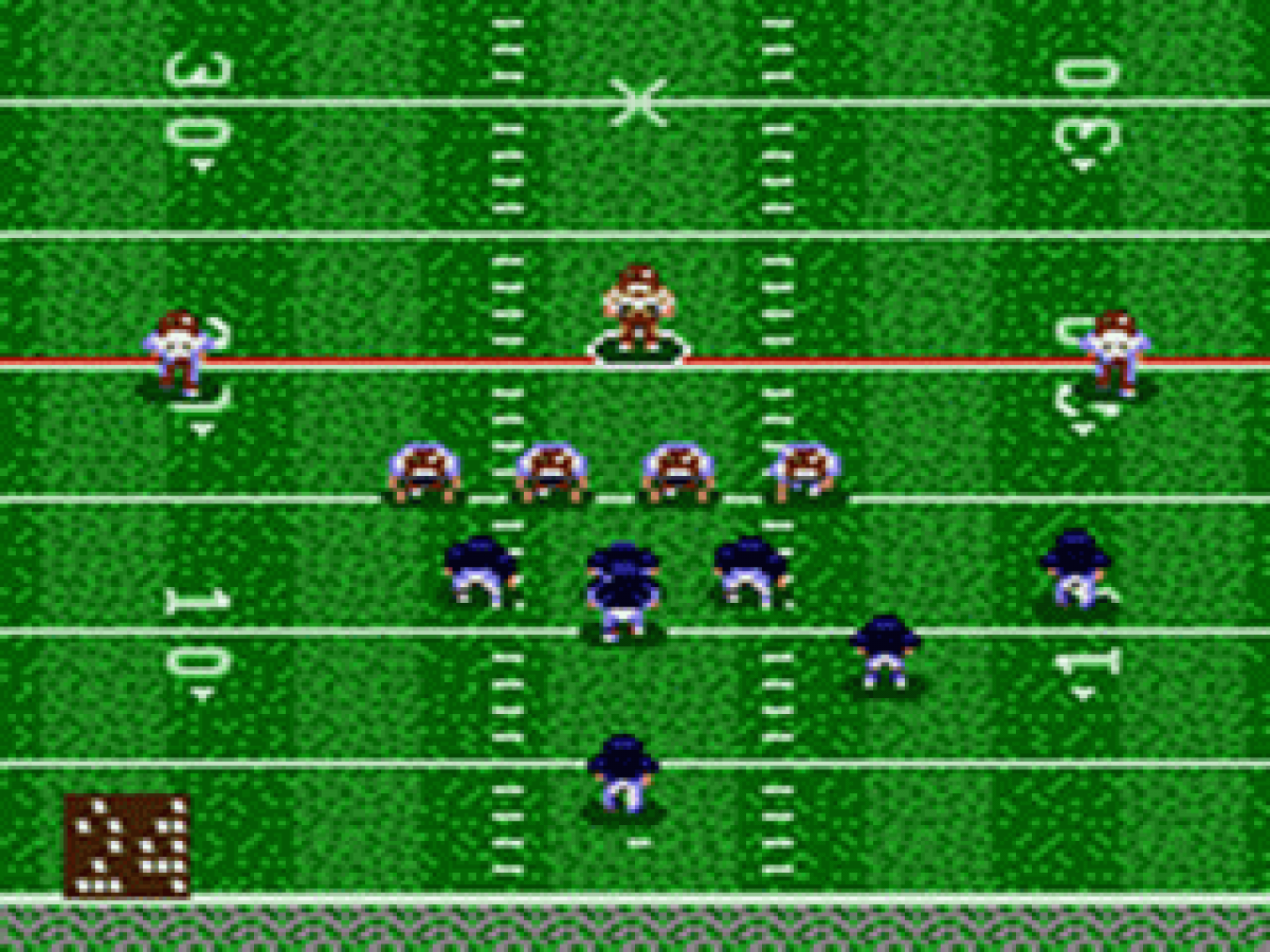 NFL Quarterback Club 96 gameplay for Sega Game Gear football video game.