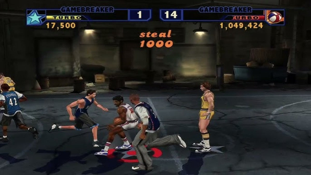 NBA Street [Greatest Hits] – PlayStation 2 (PS2) arcade basketball sports video game gameplay