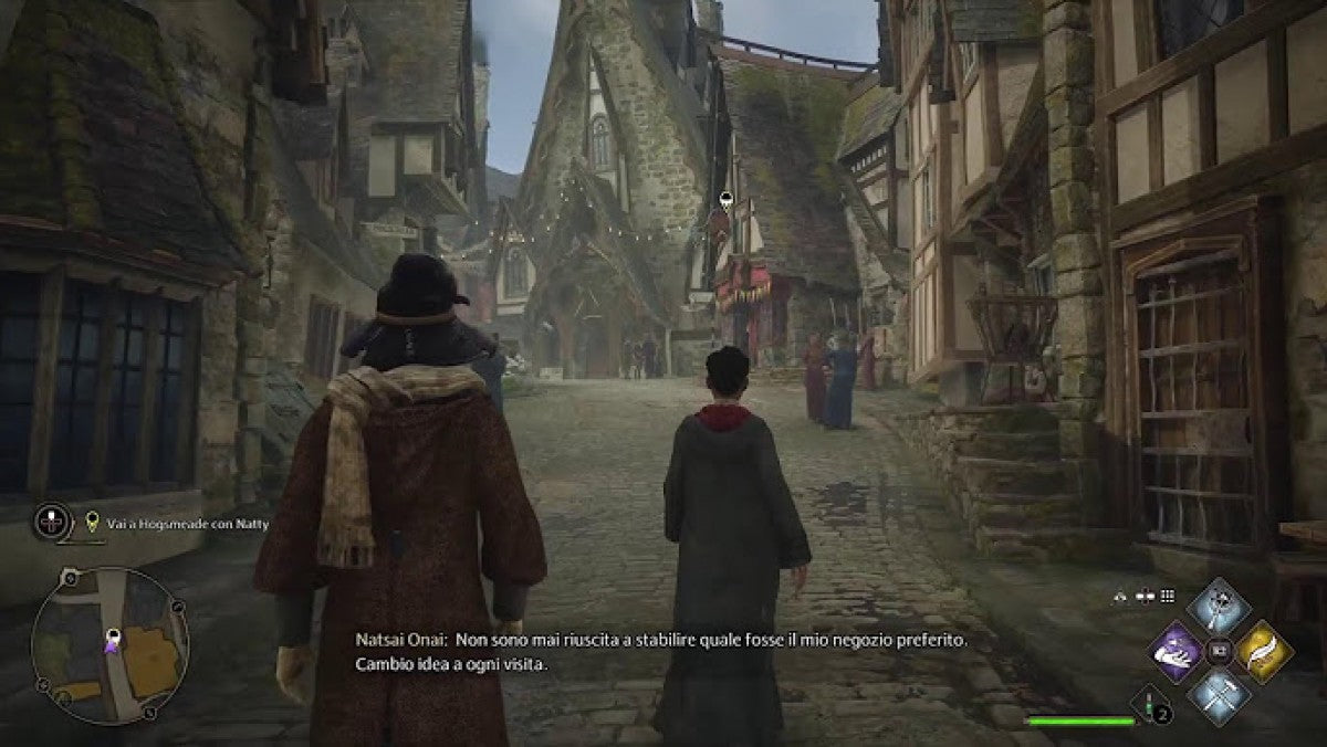 Hogwarts Legacy [Deluxe Edition] for PlayStation 5 (PS5) at Gamers INC, featuring the ultimate wizarding world experience with 72-hour early access, the Dark Arts Pack including the Thestral Mount, Dark Arts Battle Arena, and Dark Arts Cosmetic Set, plus an immersive open-world RPG adventure where you define your legacy at Hogwarts in the 1800s gameplay screenshot
