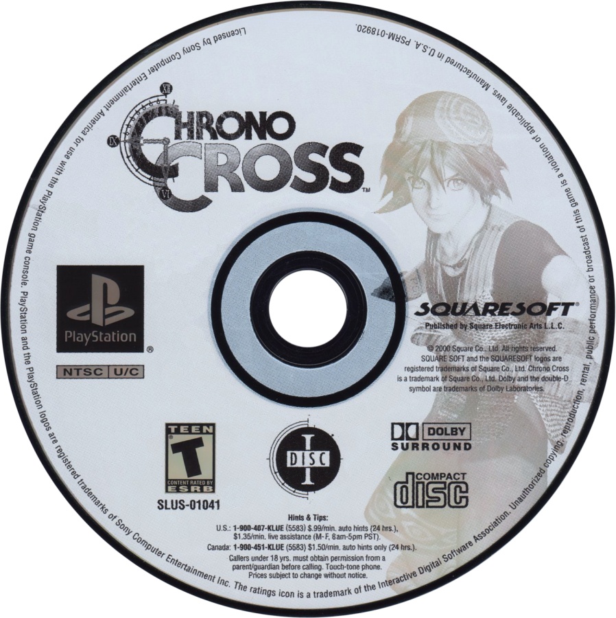 Retro Chrono Cross PS1 inspired design featuring classic JRPG fantasy aesthetic vintage PlayStation adventure surreal parallel worlds ensemble cast magical realism vibrant ocean island setting iconic Squaresoft storytelling nostalgic role playing game presentation disc 1