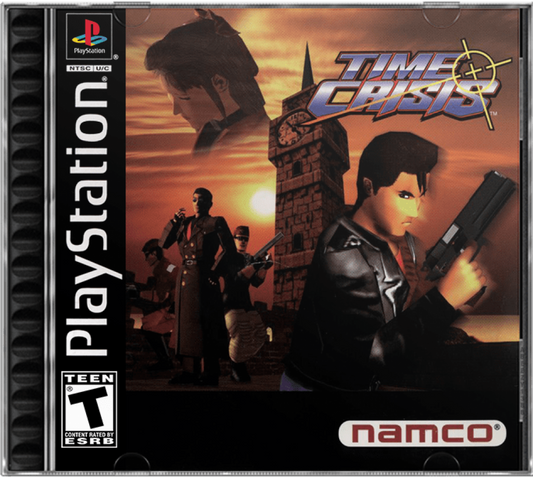 Time Crisis cover art for PlayStation 1 (PS1) video game