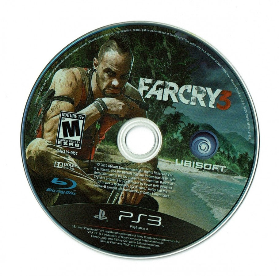 Far Cry 3 [Signature Edition] disc for PlayStation 3 (PS3) video game