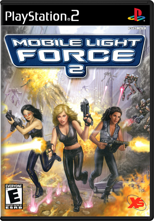 Mobile Light Force 2 PS2 Sony PlayStation 2 shoot em up shmup bullet hell arcade style top down shooter fast paced action Raizing Psikyo style gameplay classic arcade port retro gaming PlayStation 2 software video game title cover art