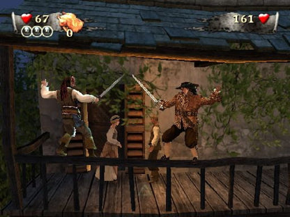 Pirates of the Caribbean: At World's End – PlayStation 2 (PS2) video game gameplay, action-adventure game.