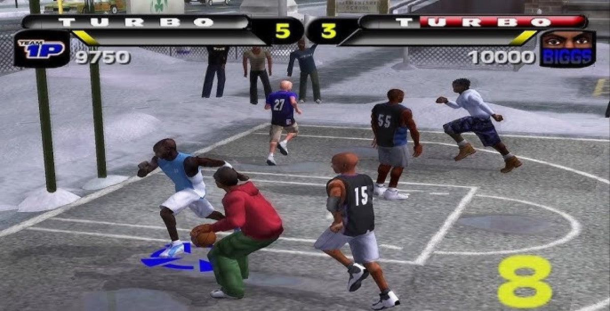 NBA Street [Greatest Hits] – PlayStation 2 (PS2) arcade basketball sports video game gameplay