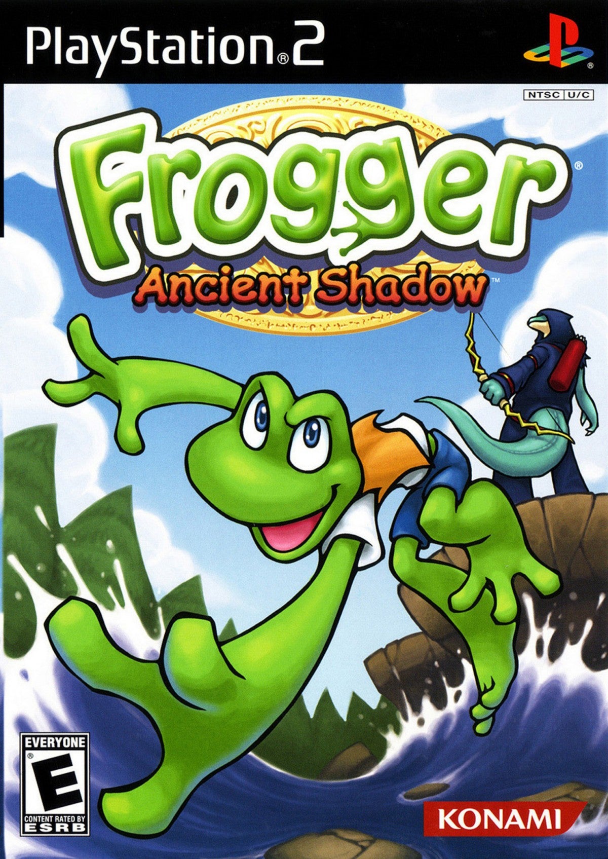 Frogger Ancient Shadow PS2 PlayStation 2 platformer action adventure game retro video game cover art