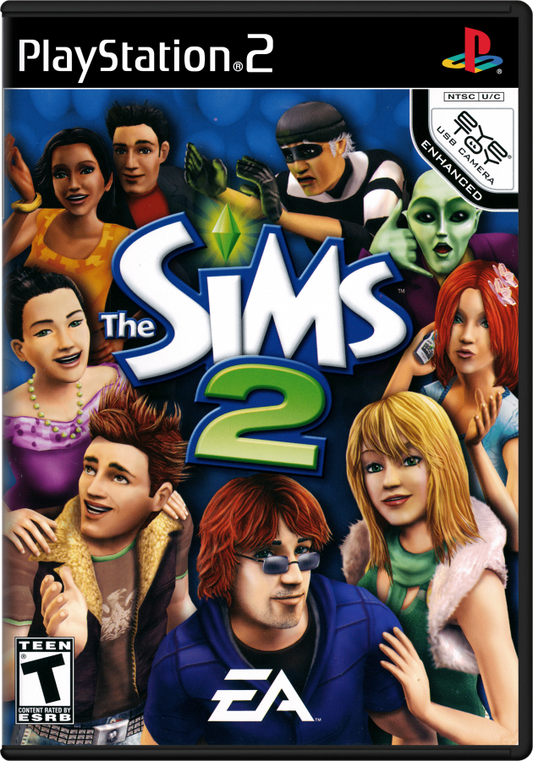 The Sims 2 PS2 PlayStation 2 life simulation game sandbox gameplay character creation social simulation open ended gameplay retro video game cover art