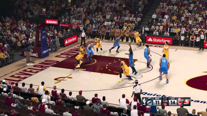 NBA 2K15 for PlayStation 3 (PS3) at Gamers INC, featuring an ultra-realistic basketball experience with a revamped soundtrack curated by Pharrell Williams and improved gameplay animations for smooth action on the court gameplay screenshot