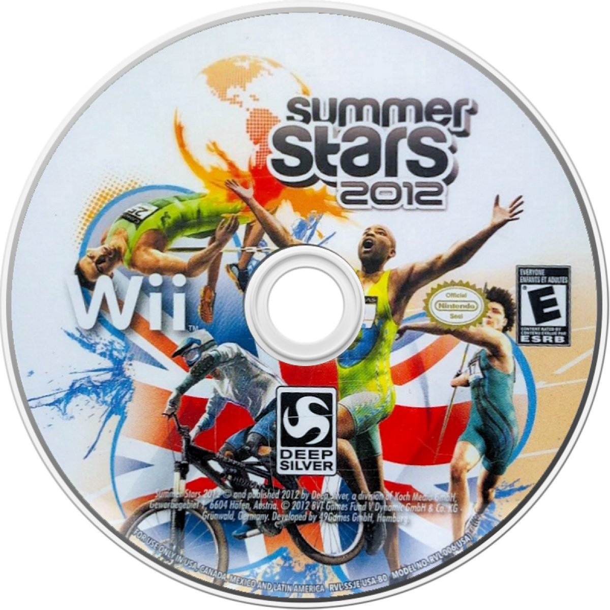 Summer Stars 2012 – Nintendo Wii (Wii) Olympic-themed multi-sport athletics simulation video game disc
