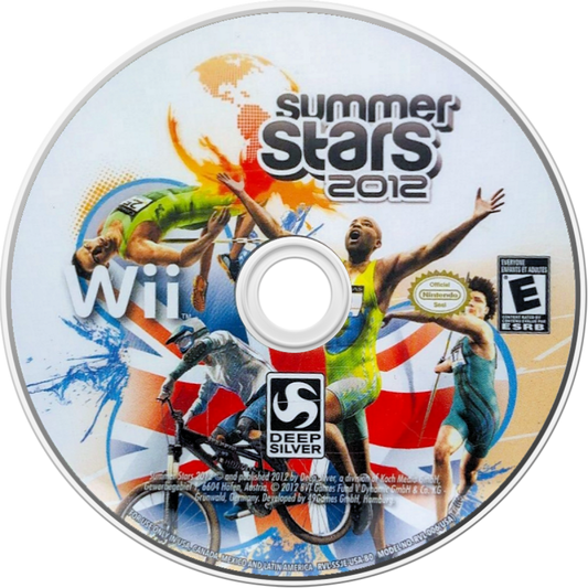 Summer Stars 2012 – Nintendo Wii (Wii) Olympic-themed multi-sport athletics simulation video game disc