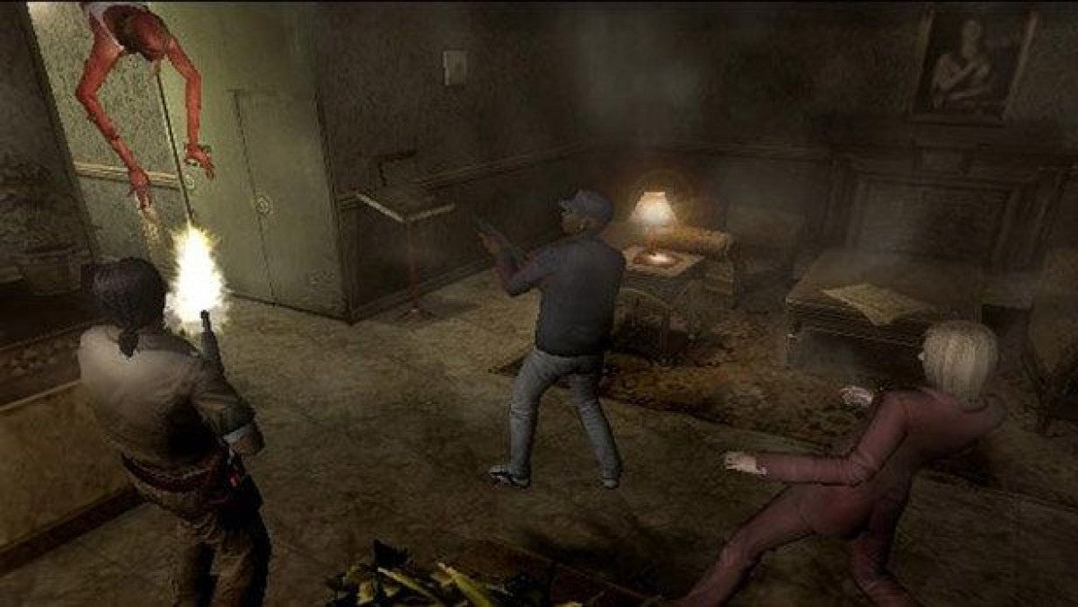 Resident Evil: Outbreak – PlayStation 2 (PS2) video game gameplay, survival horror title.