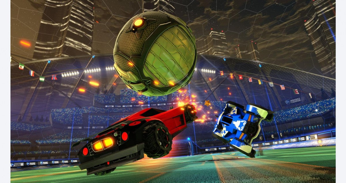 Rocket League [Ultimate Edition] – Xbox One (XONE) gameplay for vehicular soccer video game