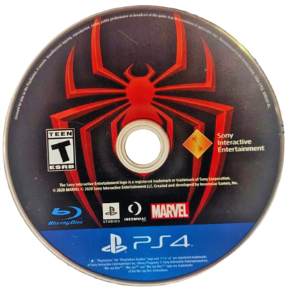 Marvel Spider-Man: Miles Morales – PlayStation 4 (PS4) video game disc, action adventure game
