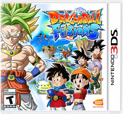 Dragon Ball: Fusions cover art for Nintendo 3DS (3DS) role-playing video game