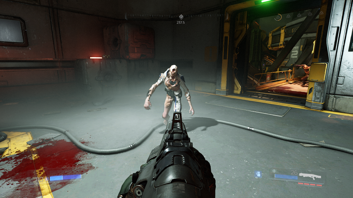 Doom – Xbox One (XONE) gameplay for fast-paced first-person shooter reboot set on Mars with brutal demon-slaying action