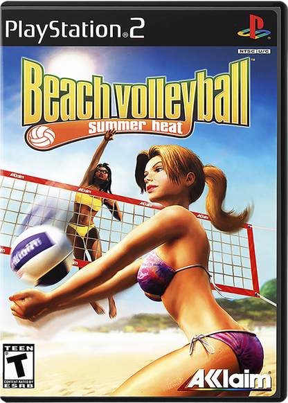 Beach Volleyball Summer Heat for PlayStation 2 with arcade-style beach sports theme