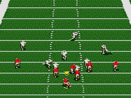 NFL 95 gameplay for Sega Game Gear (GG) video game