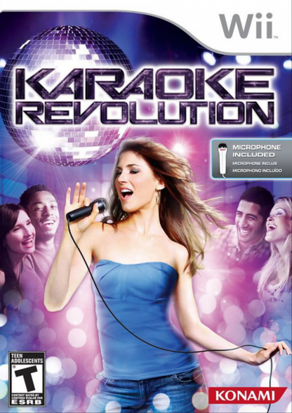 Karaoke Revolution cover art for Nintendo Wii (Wii) video game