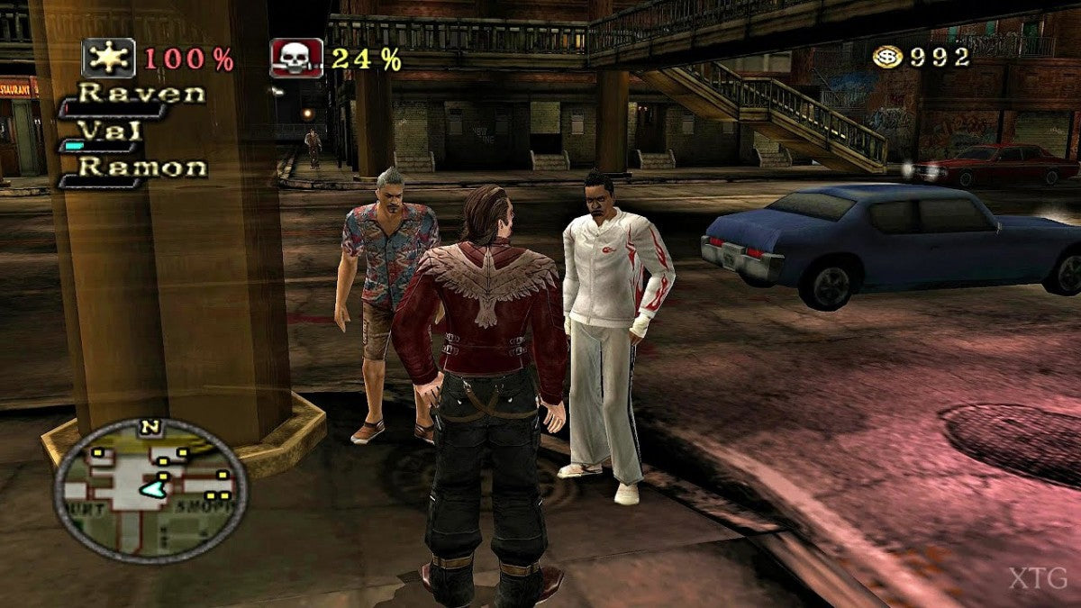 Beat Down: Fists of Vengeance for PlayStation 2 with gritty urban brawler theme gameplay