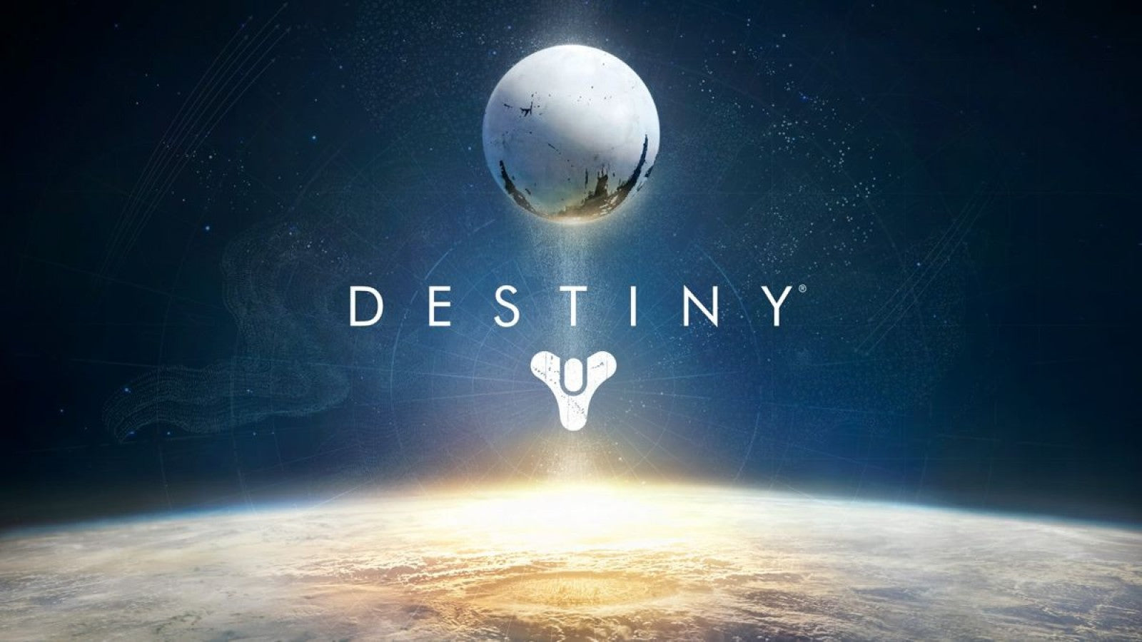 Destiny – PlayStation 4 (PS4) video game title page, online multiplayer shooter by Bungie