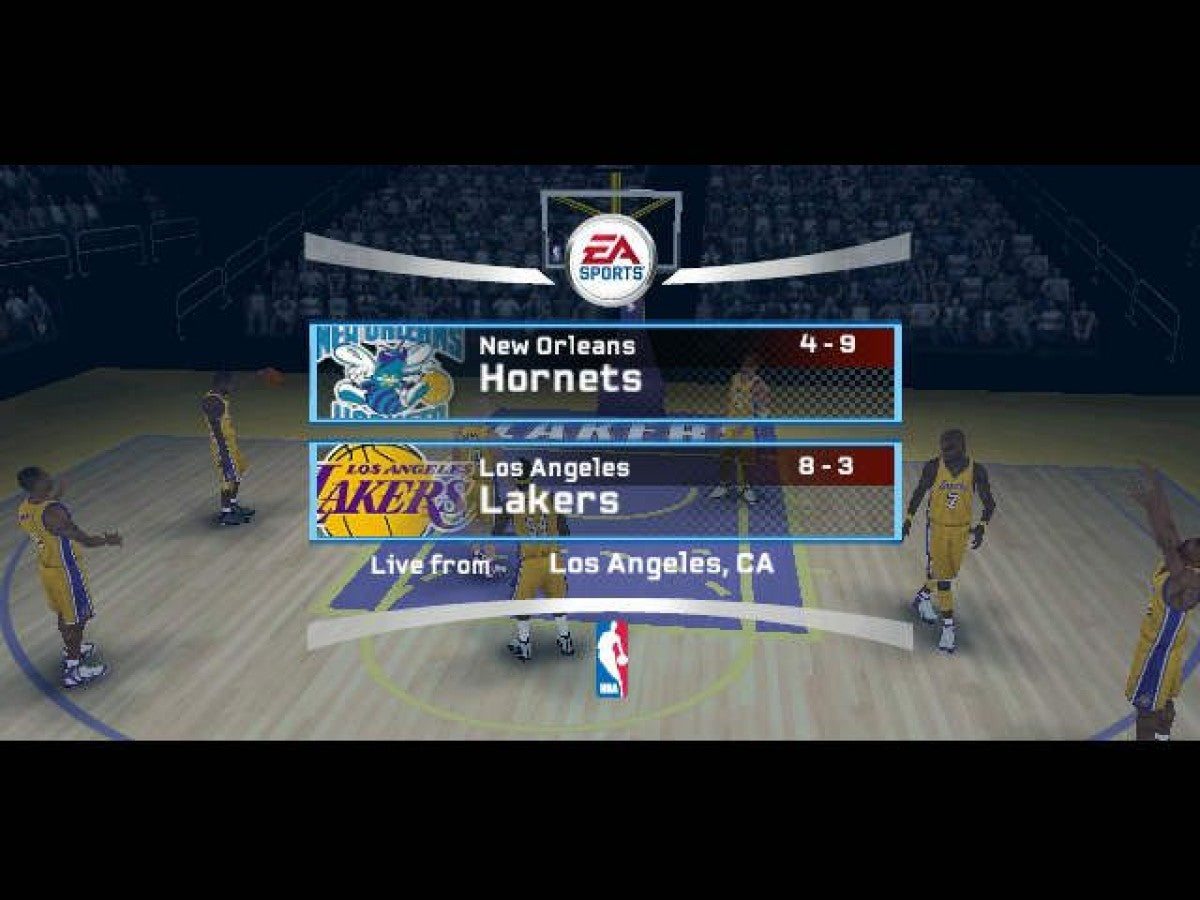 NBA Live 06 PlayStation 2 PS2 video game, basketball sports simulation, realistic NBA gameplay, franchise and multiplayer modes gameplay