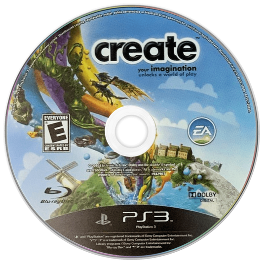 Create PS3 puzzle creation adventure game for PlayStation 3 disc