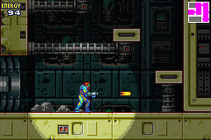 Metroid: Fusion – Game Boy Advance (GBA) Gameplay Art for this Video Game 