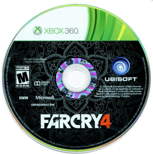 Far Cry 4 [Limited Edition] disc for Xbox 360 (X360) open-world first-person shooter video game