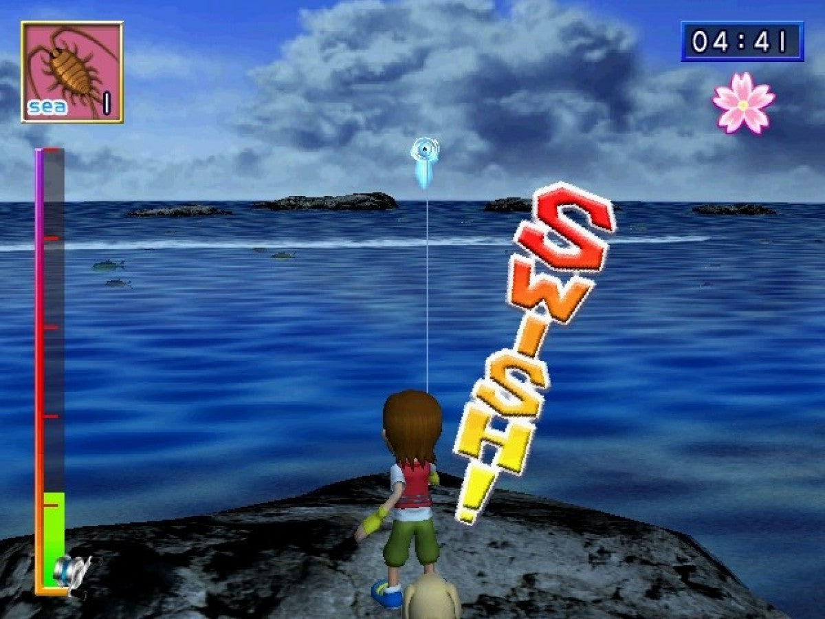 Fishing Master – Nintendo Wii (Wii) fishing simulation video game gameplay
