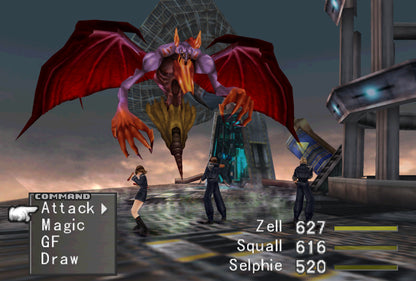 Final Fantasy VIII Greatest Hits PlayStation game featuring classic turn-based JRPG combat, cinematic storytelling, and a beloved fantasy adventure from the Final Fantasy series gameplay screenshot