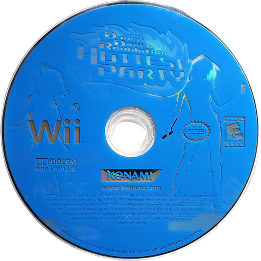 Dance Dance Revolution Hottest Party disc for Nintendo Wii (Wii) video game