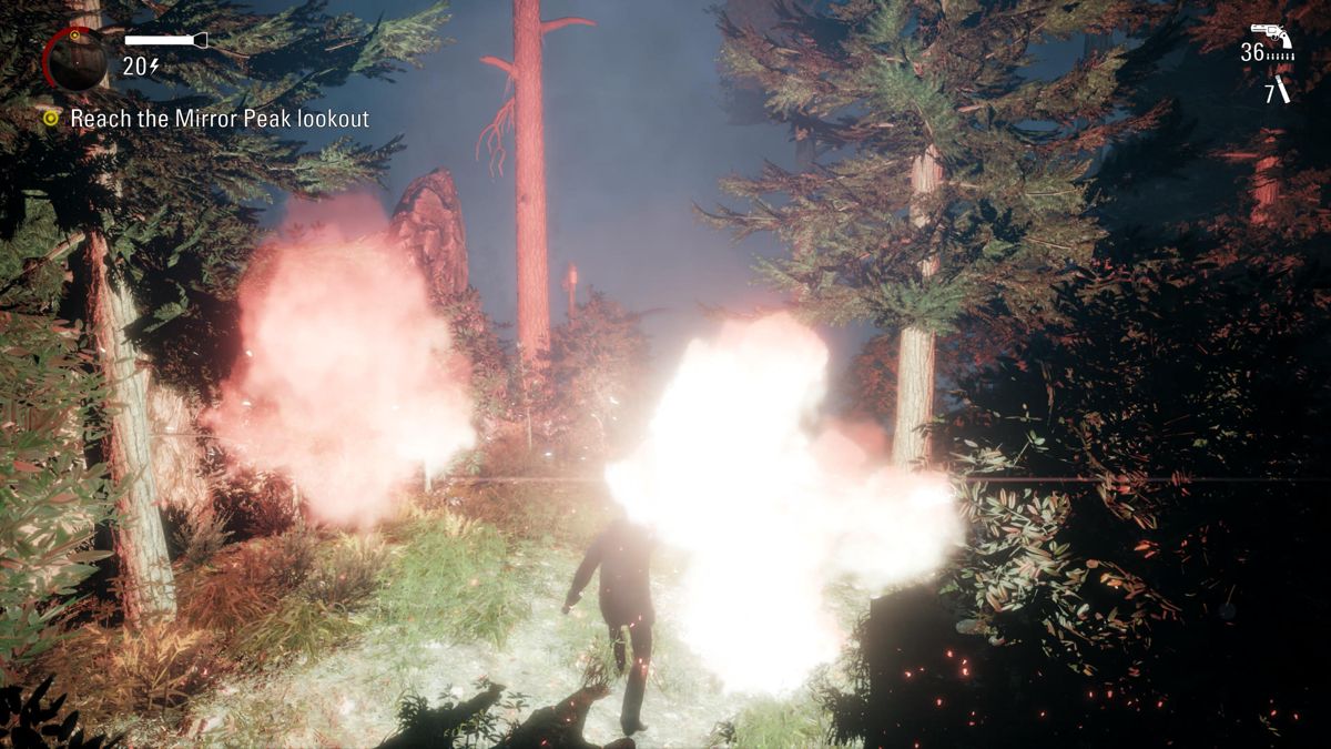 Alan Wake: Remastered – PlayStation 5 (PS5) gameplay for action thriller video game