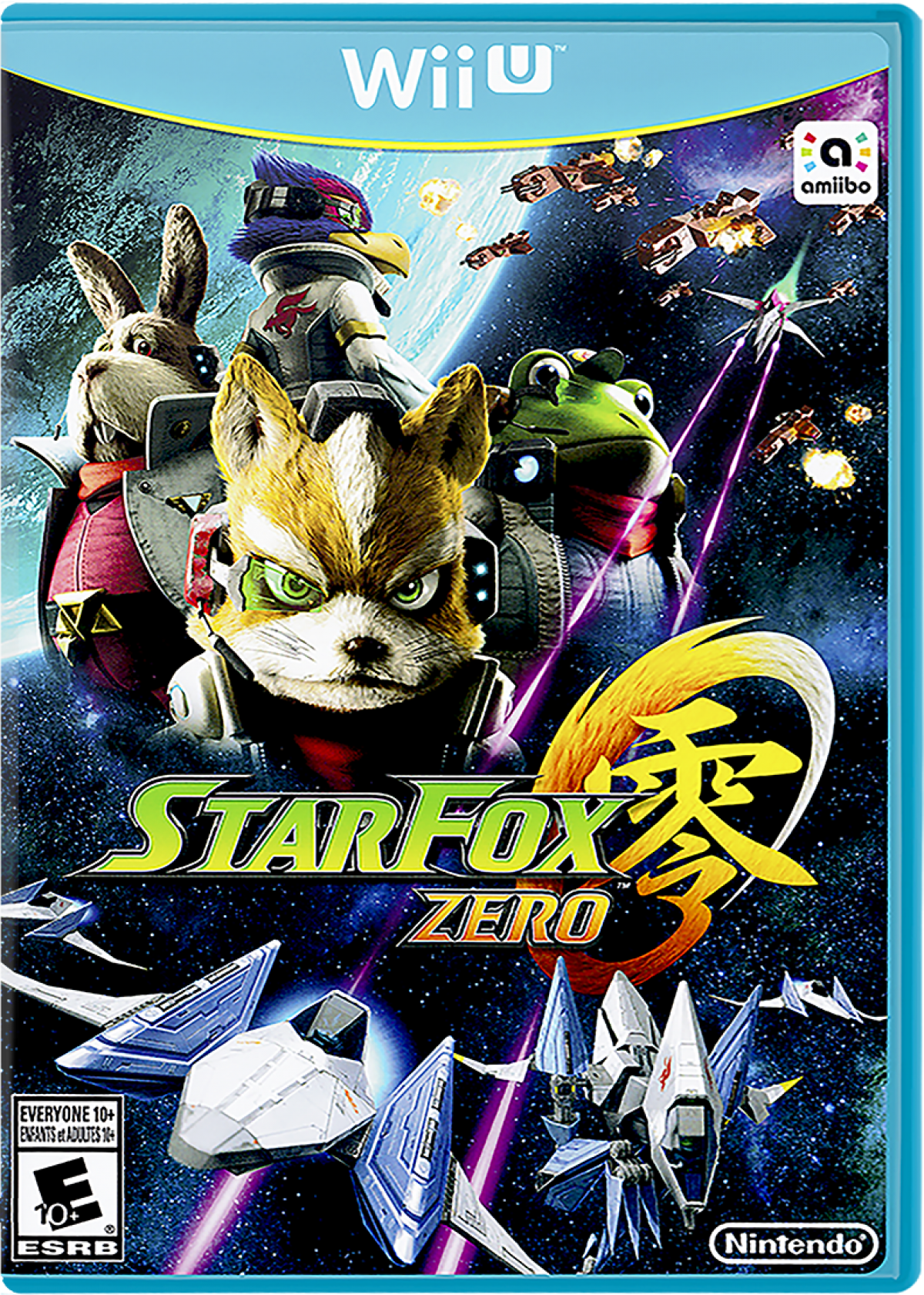 Star Fox Zero cover art for Nintendo WII U (WII U) video game. 