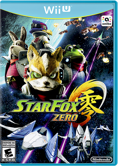 Star Fox Zero cover art for Nintendo WII U (WII U) video game. 