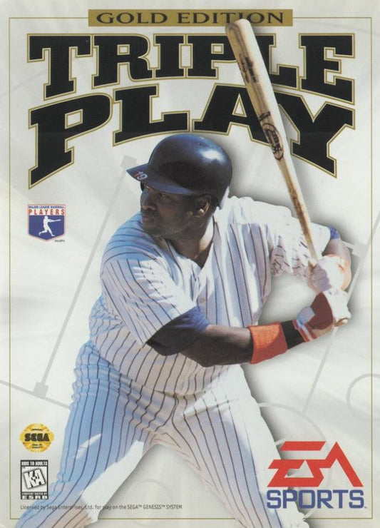 Triple Play Gold cover art for Sega Genesis (GEN) video game