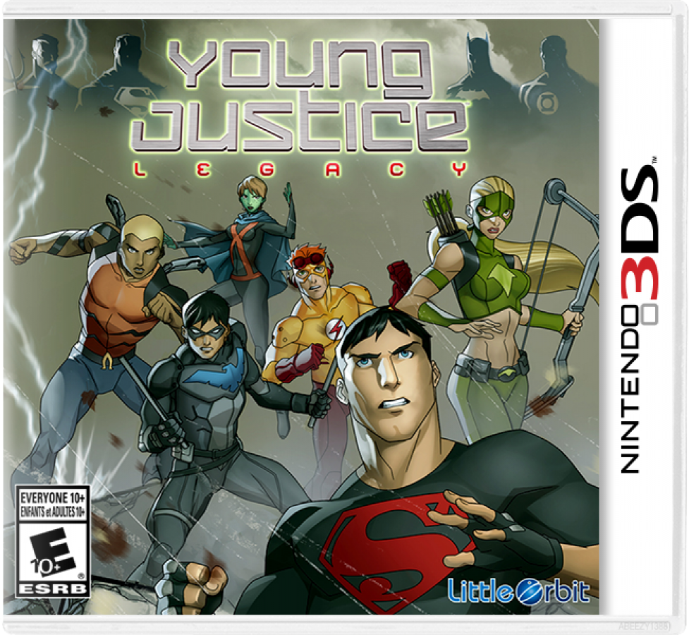 Young Justice: Legacy cover art for Nintendo 3DS (3DS) video game