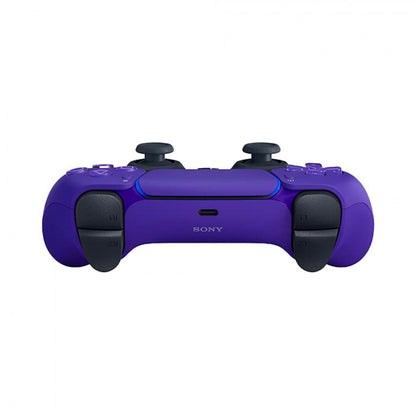 PlayStation 5 DualSense Wireless Controller New Galactic Purple official accessory immersive gaming haptic feedback adaptive triggers built-in microphone create button top of controller