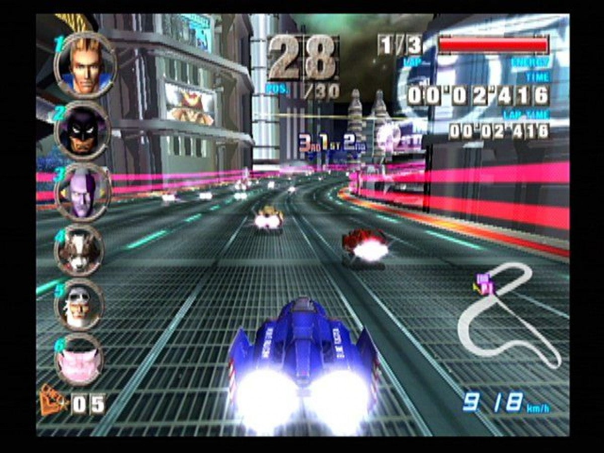 F-Zero GX Player’s Choice GameCube game featuring high-speed futuristic racing, challenging tracks, and intense competitive gameplay
