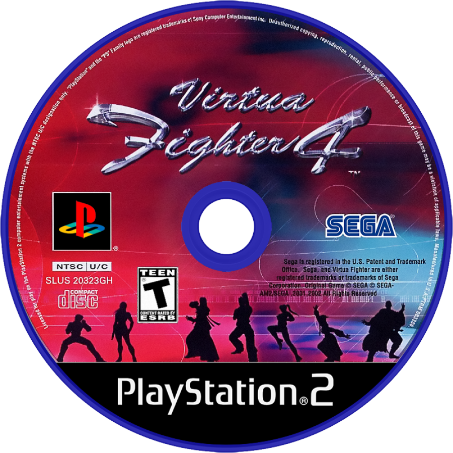 Virtua Fighter 4 for PlayStation 2 3D fighting game featuring martial arts combat diverse fighters arcade mode and competitive versus gameplay disc