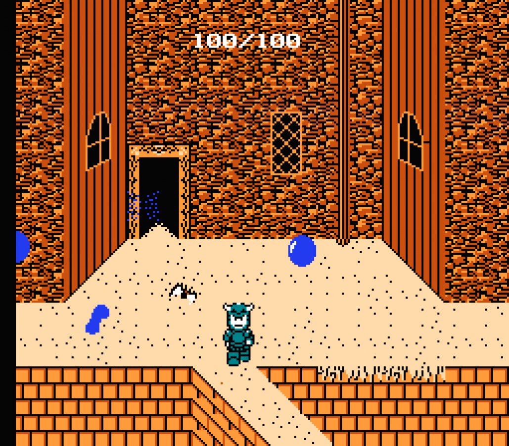 Deadly Towers retro NES video game Deadly Towers fantasy action adventure dungeon exploration sword combat classic RPG gameplay console title Nintendo Entertainment System release gameplay