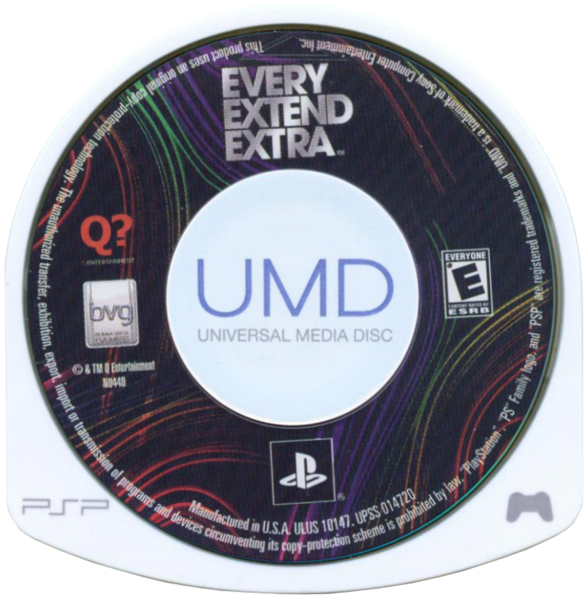 Every Extend Extra PlayStation Portable PSP for puzzle action video game fans featuring fast paced arcade gameplay chain reactions explosive combos colorful visuals rhythmic mechanics strategic scoring challenges addictive handheld action electronic soundtrack collectible gaming appeal UMD disc