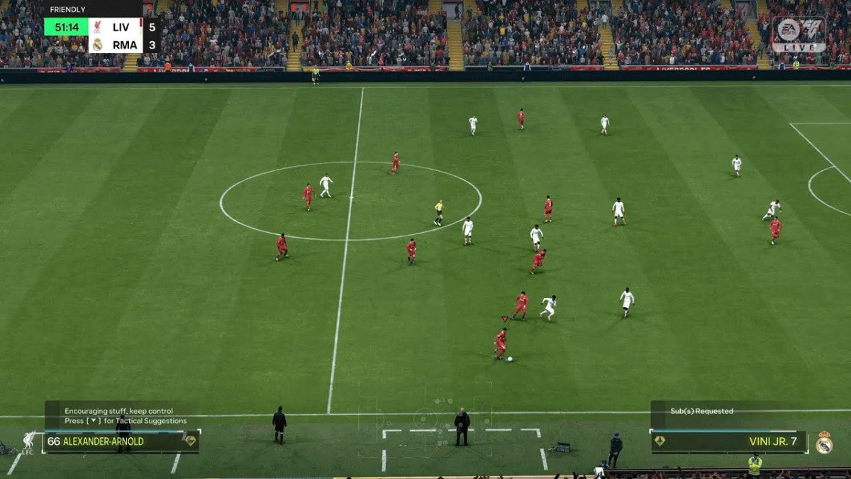 EA Sports FC 25 Xbox Series X video game, soccer sports simulation, realistic gameplay, multiplayer modes, next-generation console title gameplay screenshot