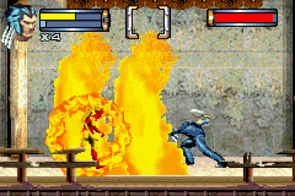 X2 Wolverine's Revenge Game Boy Advance GBA action adventure video game featuring Wolverine mutant abilities claw combat stealth missions powerful enemies boss battles comic book inspired story challenging levels and classic Game Boy Advance GBA gameplay collectible retro gaming appeal gameplay