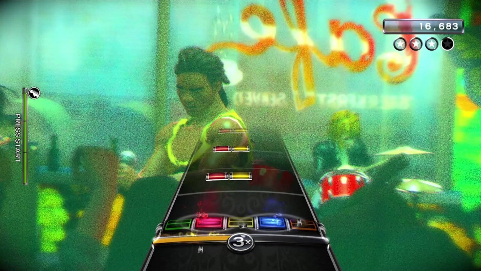 Rock Band 3 gameplay for Xbox 360 (X360) music rhythm video game