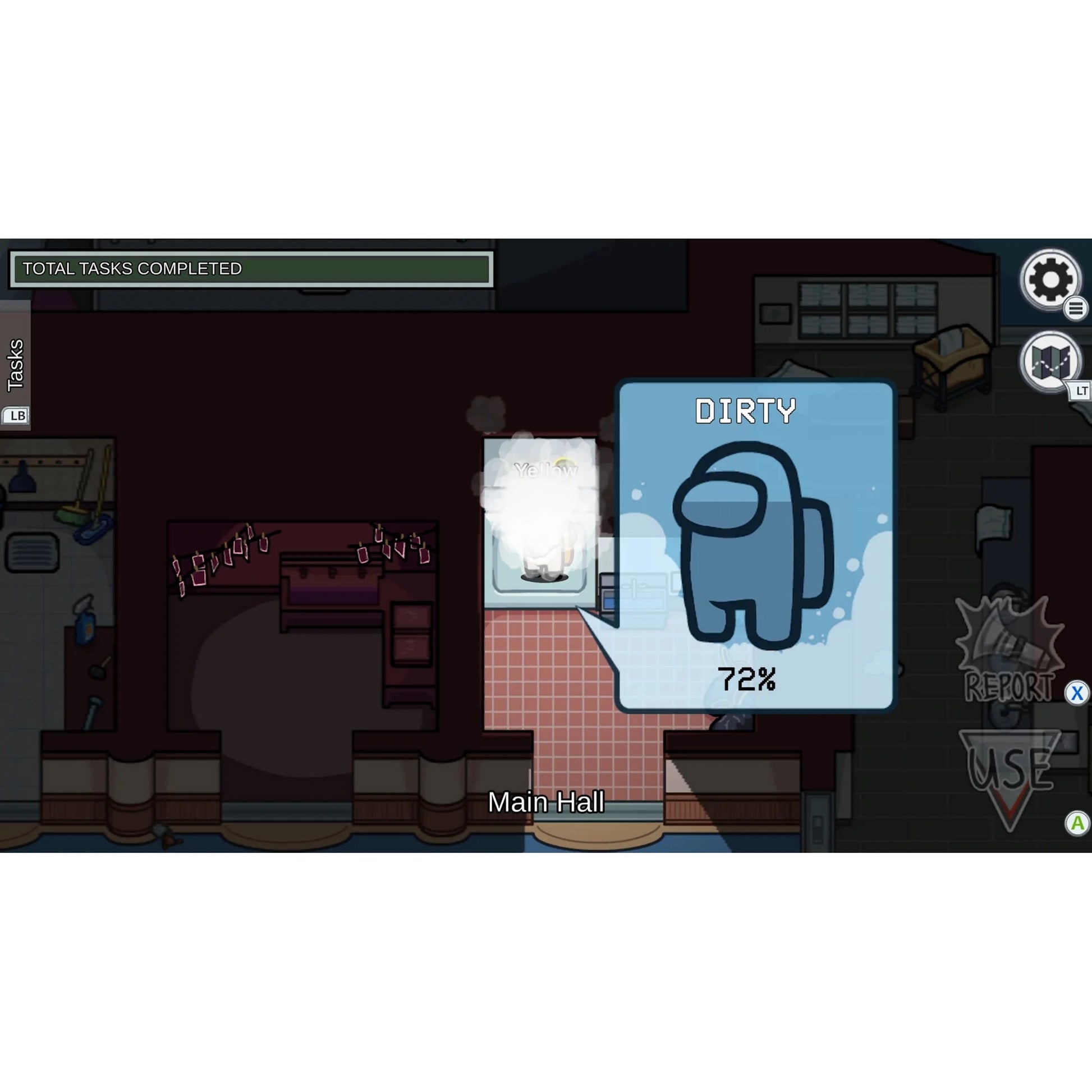 Among Us [Ejected Edition] gameplay for Xbox One (XONE) multiplayer social deduction video game