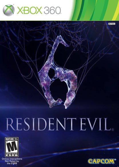 Resident Evil 6 cover art for Xbox 360 (X360) survival horror action-adventure video game